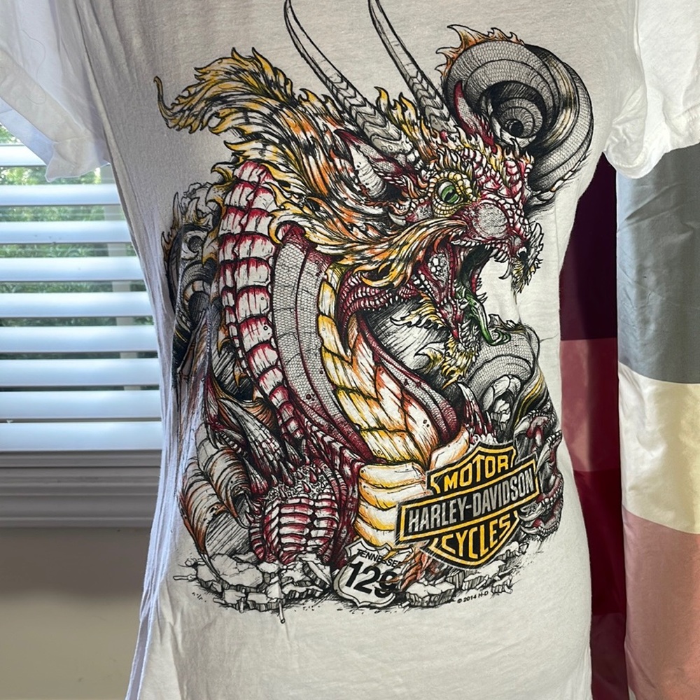 Harley Davidson Smokey Mountain, Tn Tee Shirt xl